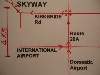 MAp of Auckland Airport Skyway Lodge